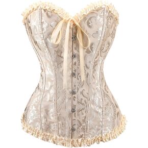 Corset Tops for Women Bustier Shapewear Lingerie Lace Tied Tight Corset Corset Tops for Women Women's Top Bodysuit