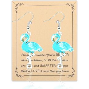 Flamingo Earrings for Women Girls Flamingo Dangle Earrings Flamingo Lover Gifts Flamingo Jewelry Gift Earrings
