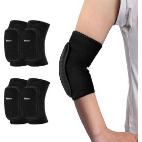 Kids Elbow Pads Breathable Arm and Elbow Protector for Boys, Girls, and Teens Crashproof Compression Sleeve for Skiing，Skating, Volleyball, Cycling Sports Safety Gear