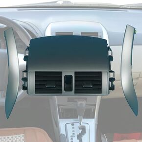 استبدال لوحة فتحة تهوية منفذ مكيف الهواء وشريط القطع 55670-02160 55663-02060 55436-02180 55435-02220 متوافق مع Toyota Corolla 2008-2013 in Kuwait