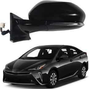 Marretoo for TOYOTA PRIUS Side Mirror Assembly 2016 2017 2018 2019-2024 | Power | Heated |BSM/Blind Spot Monitoring Replacement TO1321357 for TOYOTA PRIUS Accessories (Passenger Side(RH))