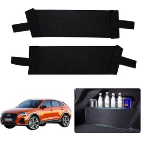 Rear Trunk Organizer Side Divider Sticker fit for 2018-2025 Audi Q3 Trunk Side Storage Baffle Partition Board for Audi Q3 Accessories 2PCS