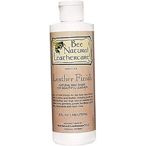 Bee Natural Leather Finish, 8 oz, Neutral