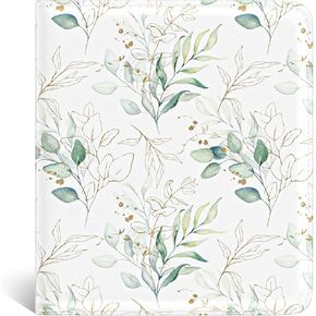 Nipichsha Womens Wallet, Small Slim RFID Credit Card Wallet for Women, Leather Compact Bifold Wallet with Zipper Coin Pocket, Cute Card Holder Wallet Ladies Purse with ID Window (Blooming Flowers)