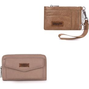 Montana West X Wrangler Wallet Card Holder and Women's Wallets with Wristlet Strap