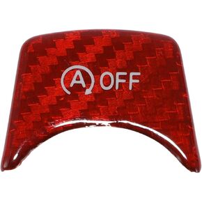 Car Engine Start Stop Button Cover Sticker for BMW 3 4 Series G20 F30 F31 F32 F33 2013-2020 Centre Console Panel Interior Trim Decal Carbon Fiber Red