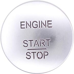 NewYall Silver Keyless Engine Start Stop Push Switch Button for Mercedes-Benz CL550 Coupe LS350 Sedan E350 GL350 GL450 GLK350 ML350 S550 SL500 SLK200 SLK350 2010-2014
