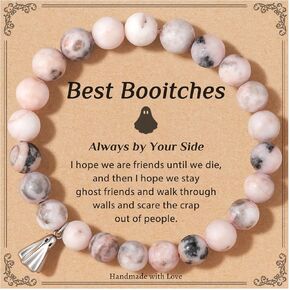 Best Booitches Friendship Bracelet Cute Ghost Gifts for Best Friends with Message Card in Kuwait