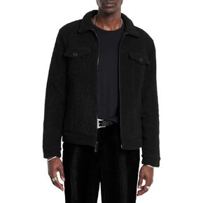 John Varvatos Men's Cynder Boucle Trucker Jacket