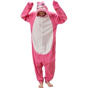 Shark Onesie Adult Women Pajamas Cosplay Animal One Piece Halloween Costume Sleepwear Homewear