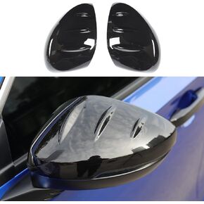 for Honda Civic Touring 2022 2023 2024 2025 Extrior Side Rear View Mirror Cover, Rearview Mirror Trims for Civic 11th Gen Sport Touring Original Car OEM Style -Cool Glossy Black