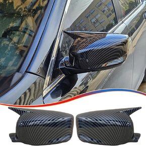side mirror cover,MUXEE For 8th Honda Accord 2008 2009 2010 2011 2012 2PCS turn signal housing cover car Accessories-carbon fiber.（Not Fit EX-L, EX-L, EX, Touring models）
