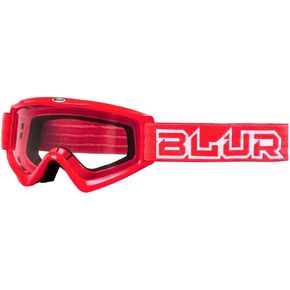 Blur 6030-117 Unisex-Adult B-Zero Goggle (Red, One Size)