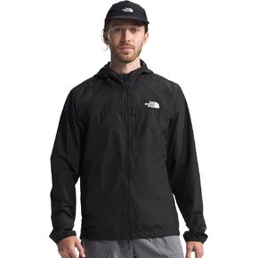 THE NORTH FACE Men's Higher Run Wind Jacket, TNF Black-NPF, Small