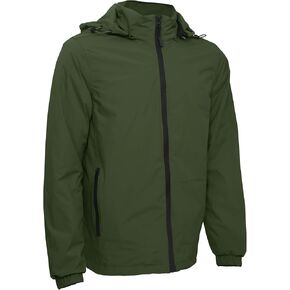 Gary Com Men Hooded Softshell Jacket Waterproof Lightweight Insulated Windbreaker Fleece Lined Zip Rain Shell Jacket