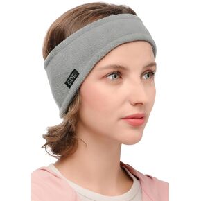 GOT Sports Ear Warmer Headband for Women - Fleece Running Headband Ear Covers for Cold Weather - Ski Cycling Ear Muffs for Winter (White)