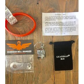 Guardian Bell Handful Complete Motorcycle KIT W/Hanger & Wristband