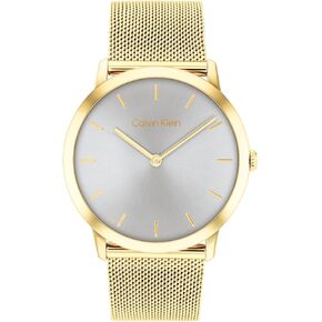 Calvin Klein Exceptional - Women's and Men's 2H Quartz Watch Stainless Steel with Mesh Bracelet - Water Resistant 3 ATM/30 Meters - Trendy CK Watches for Him and Her - 37 mm
