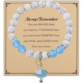 WSNANG Alice Inspired Gifts Alice Bracelet Fairytales Jewelry for Her Fairytales Lover Movie Merchandise Alice Fans Gifts