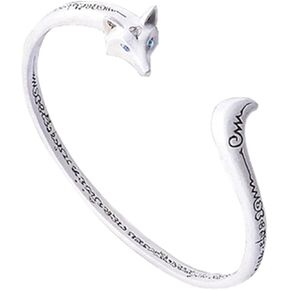 YUANXIN Fox Bracelet Woman Bracelet Simple Fresh Fox Bracelet Students Ladies Elegant Bracelet Silver Personality Bracelet Valentine's Day Present