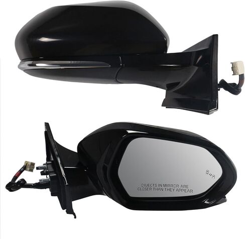 Marretoo for TOYOTA PRIUS Side Mirror Assembly 2016 2017 2018 2019-2024 | Power | Heated |BSM/Blind Spot Monitoring Replacement TO1321357 for TOYOTA PRIUS Accessories (Passenger Side(RH)) in Saudi Arabia