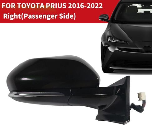 Marretoo for TOYOTA PRIUS Side Mirror Assembly 2016 2017 2018 2019-2024 | Power | Heated |BSM/Blind Spot Monitoring Replacement TO1321357 for TOYOTA PRIUS Accessories (Passenger Side(RH)) in Saudi Arabia