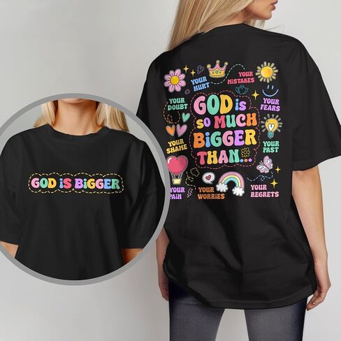 Christian T Shirt - Religious Shirts - Bible Verse T-Shirt - Gifts for Christian Women, Men in Kuwait