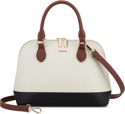 LOVEVOOK Purse for Women Small Crossbody Bags Classic Double Zip Top Handle Dome Satchel Bag in Saudi Arabia