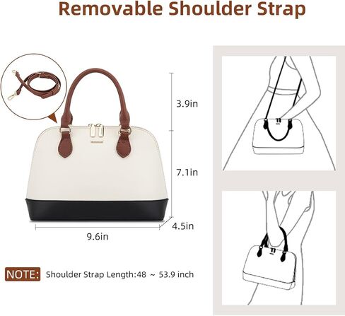LOVEVOOK Purse for Women Small Crossbody Bags Classic Double Zip Top Handle Dome Satchel Bag in Saudi Arabia