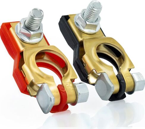 Battery Terminal Connectors for Nissan, Maxima, Rouge, Sentra, Murano,243407F000,24340-7F000, 243407F001, Positive and Negative,Plastic Cover, Auto Parts by KeeRoarin in Saudi Arabia
