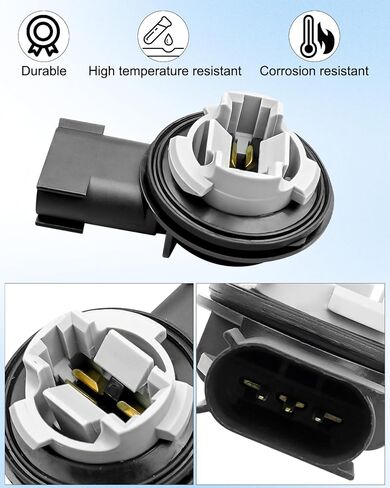 Front Turn Signal Light Socket & Turn Signal Light Connector Plug Harness Wiring Set Fit for Jeep Wrangler 2007-2018 Replace 68065016AB 68226719AA 68030098AB 68030098AA in Saudi Arabia