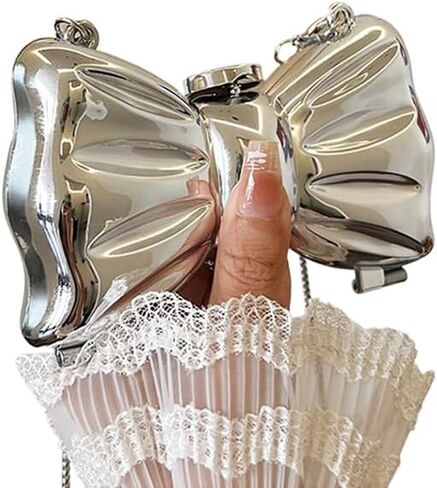 Elegant Women Mini Crossbody Evening Bag Metal Fashion Handbag Clutch for Wedding Party Prom Cocktail Purse in Saudi Arabia