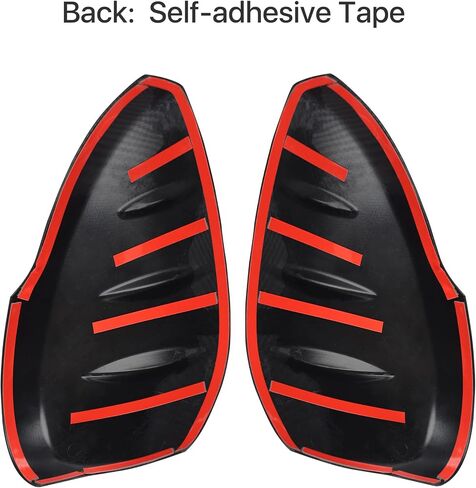 for Honda Civic Touring 2022 2023 2024 2025 Extrior Side Rear View Mirror Cover, Rearview Mirror Trims for Civic 11th Gen Sport Touring Original Car OEM Style -Cool Glossy Black in Kuwait
