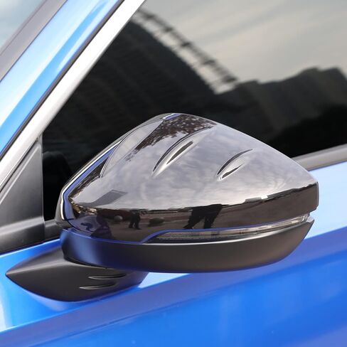 for Honda Civic Touring 2022 2023 2024 2025 Extrior Side Rear View Mirror Cover, Rearview Mirror Trims for Civic 11th Gen Sport Touring Original Car OEM Style -Cool Glossy Black in Kuwait