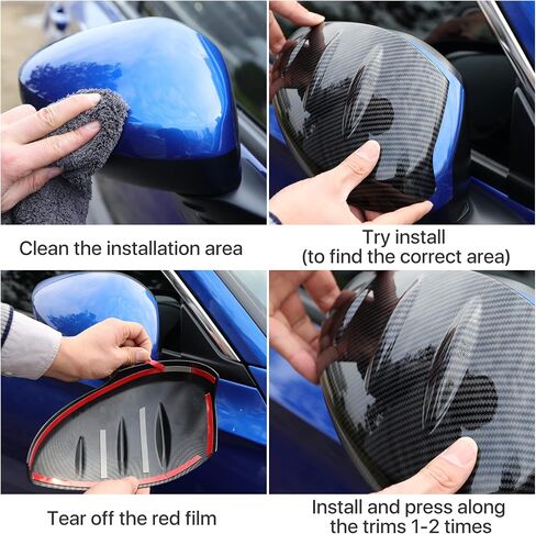 for Honda Civic Touring 2022 2023 2024 2025 Extrior Side Rear View Mirror Cover, Rearview Mirror Trims for Civic 11th Gen Sport Touring Original Car OEM Style -Cool Glossy Black in Kuwait