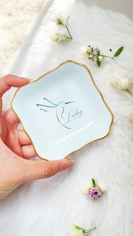 Ceramic Ring Dish, Life Gave Me The Gift of You, Bonus Daughter Gifts from Stepmom, Bonus Daughter Birthday Gifts, Bonus Daughter Wedding Gift, Daughter in Law Gift from Mother in Law in Saudi Arabia