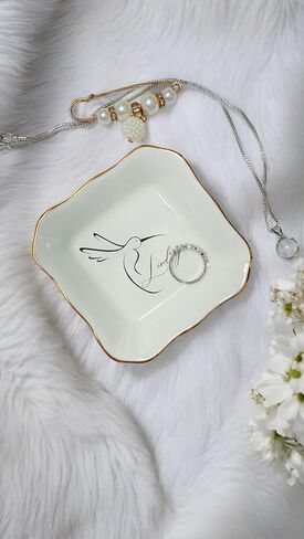 Ceramic Ring Dish, Life Gave Me The Gift of You, Bonus Daughter Gifts from Stepmom, Bonus Daughter Birthday Gifts, Bonus Daughter Wedding Gift, Daughter in Law Gift from Mother in Law in Saudi Arabia