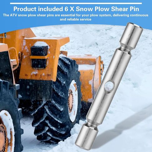 6 قطع من دبابيس القص الاحترافية من Tandefio متوافقة مع ملحقات دبابيس القص البديلة ATV Snow Plow Glacier 2205063 (ذهبي) in Saudi Arabia
