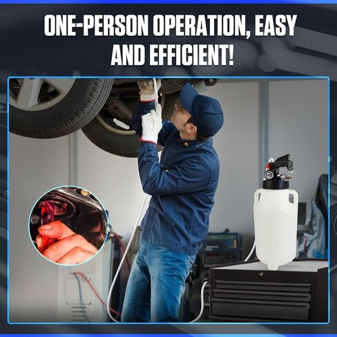 مضخة سوائل هوائية ناقل الحركة، مضخة استخراج الزيت 8 لتر، مجموعة أدوات توزيع محولات ATF 26، مجموعة مضخة تعبئة سوائل السيارات سعة 2.1 جالون in Kuwait