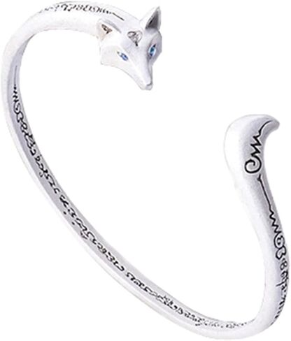 YUANXIN Fox Bracelet Woman Bracelet Simple Fresh Fox Bracelet Students Ladies Elegant Bracelet Silver Personality Bracelet Valentine's Day Present in Saudi Arabia