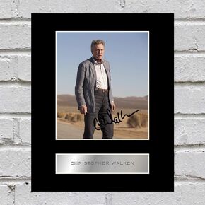 Christopher Walken Mounted Photo Display