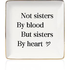 Jewelry Tray Trinket Dish Ring Holder Cute Valentines Day Gifts for Her Women Sister Gifts Letter A Room Decor Aesthetic Desk Accessories Minimalist Decorative Tray Ceramic Dresser Nightstand Decor