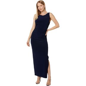 Norma Kamali Women's Sleeveless Shirred Waist Gown