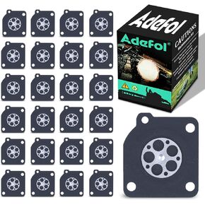 Adefol A015006 Carburetor Metering Diaphragm 25 pcs Replacment parts for ZAMA C1-M2B C1S-E1 C1S-E2 C1S-H4A C1S-H4B C1S-H4C C1S-H8 C1S-H8A C1S-K1D C1S-S3 Garden Power Tools