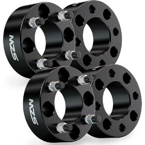 MZS 4x110 Wheel Spacers, 2" Thick Hub Bore 74mm with M10×1.25 Studs Compatible with Rancher Grizzly Fourtrax Foreman King Quad Rhino ATV UTV- 4 Lug Tire-4 Pack