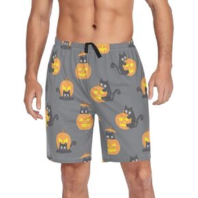 Ollabaky Pajama Shorts for Men Pajama Bottoms Men's Pjs Lounge Sleep Shorts with Pockets