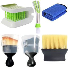 6PCS Car Detailing Brush Set, Car Seat Belt Cleaning Brush,Ultra Soft Detail Brushes, Auto Cleaning Brush Kit for Wheels, Air Vent, Leather Seats, Vehicles Exterior Interior Detailing Brushes Tool