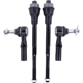 MOTOKU Front Inner and Outer Tie Rod Ends for Chevrolet Silverado 2500HD 3500HD GMC Sierra 2500 HD Sierra 3500 HD 2011-2019