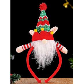 Acenail Santa Claus Headbands Red Christmas Hat Head Band Holiday Costume Hairbands Xmas Hair Accessories for Women