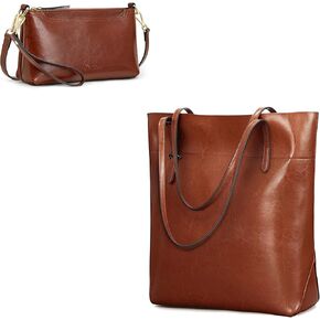 Kattee Leather Shoulder Bags for Women Bundle with Small Crossbody Bags